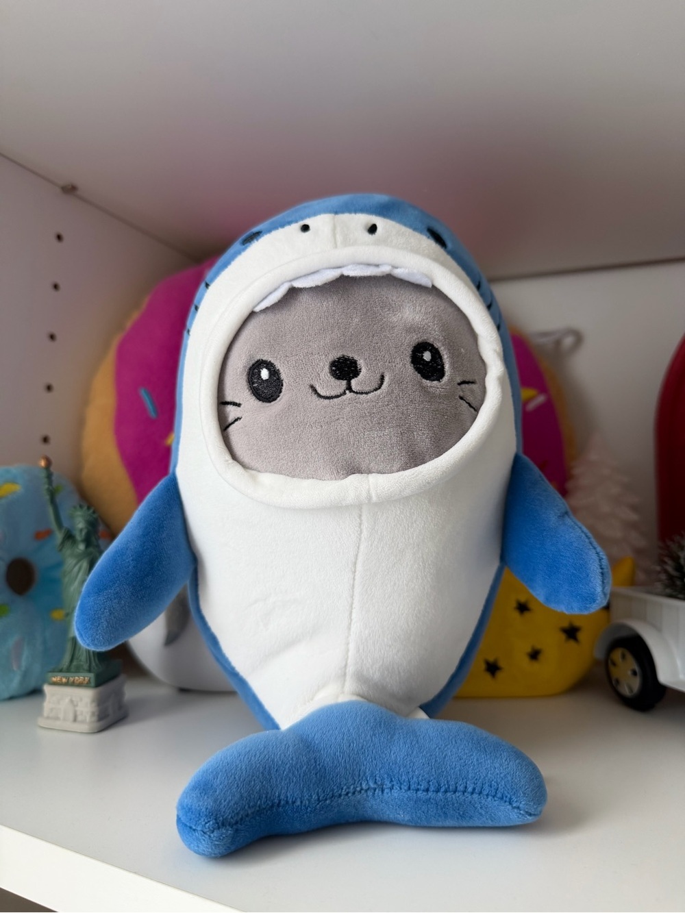 Dressed Seal Shark Plush Toy 12” - Picture 3 of 6